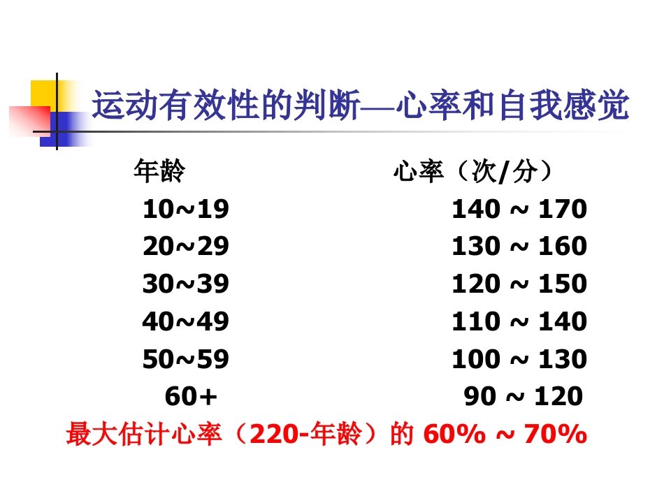 慢性病患者运动指南