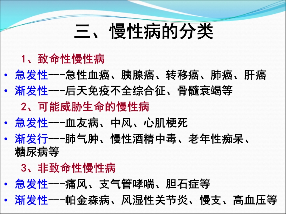 社区慢性病病人的护理与管理