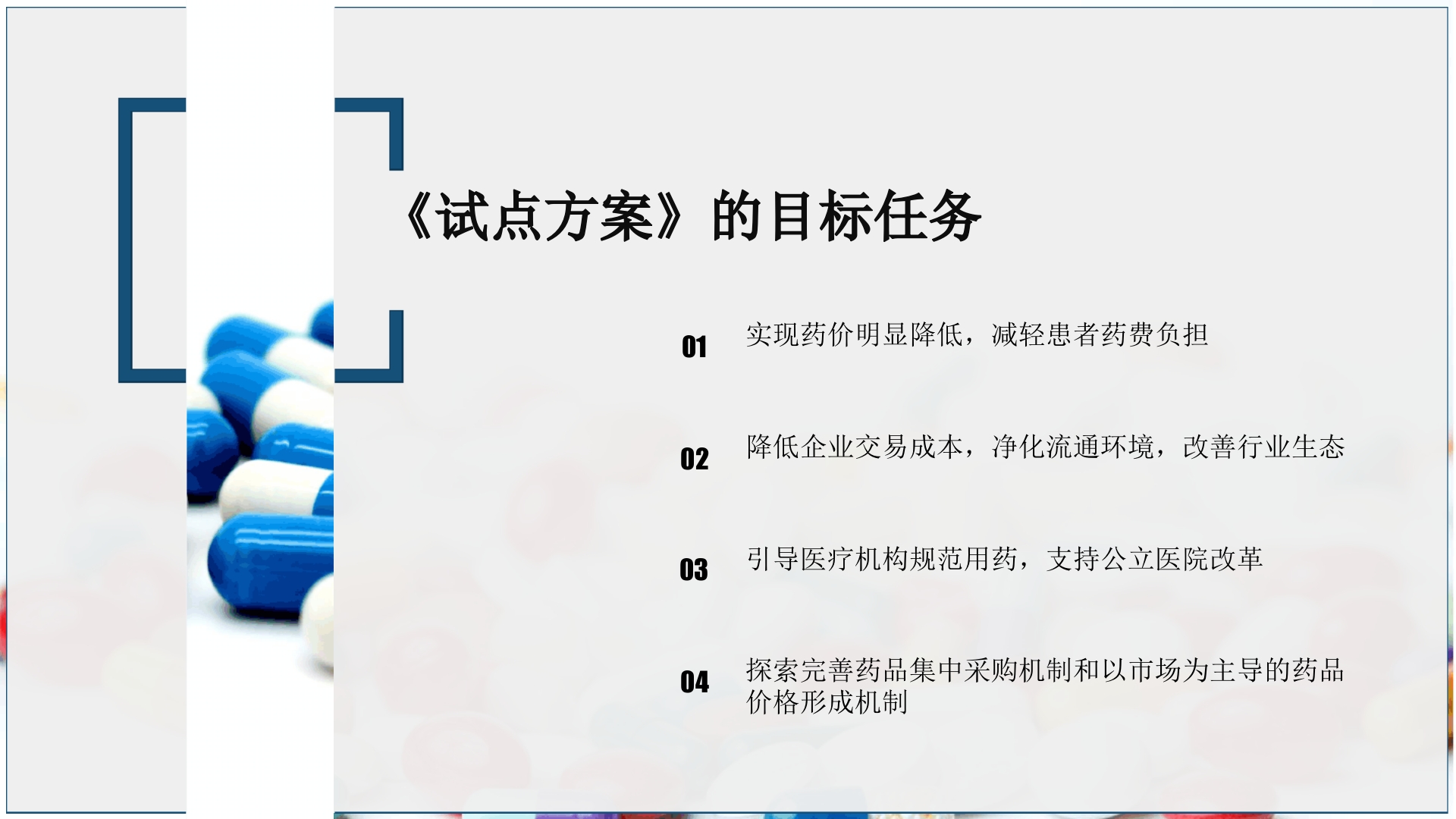 《国家组织药品集中采购和使用试点方案》权威解读ppt课件