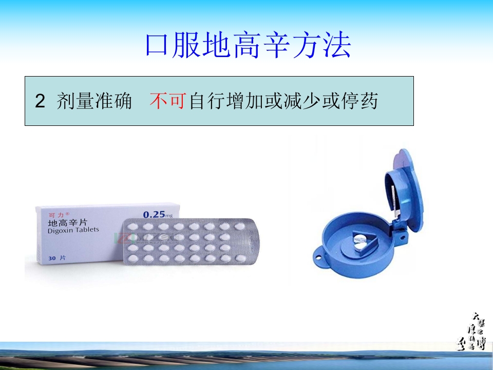 地高辛用药指导