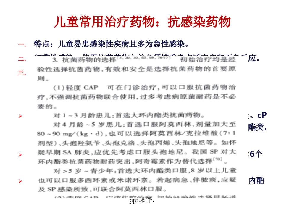 儿童常用药物及安全用药ppt课件