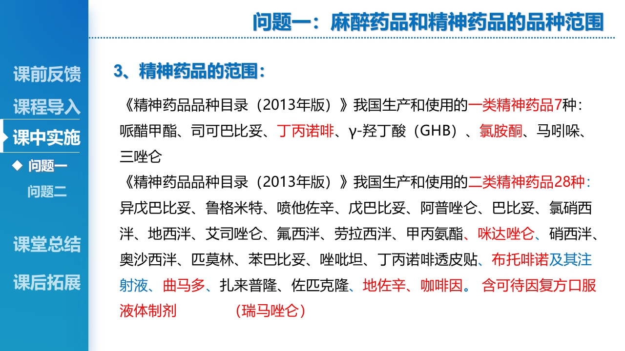 麻醉药品、精神药品管理