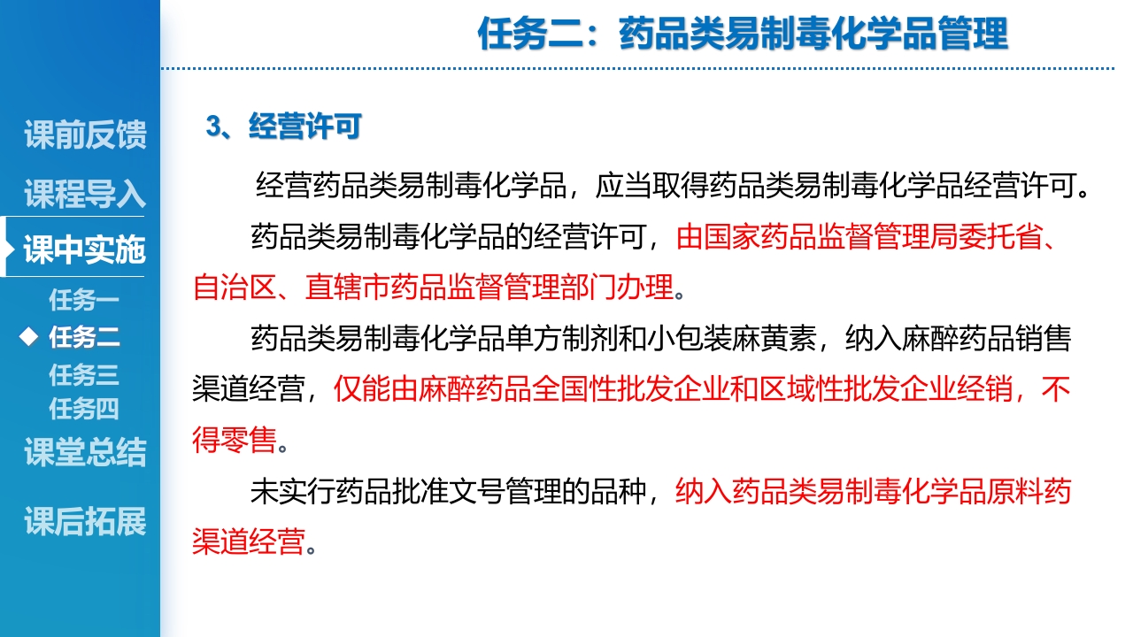 其他特殊管理药品