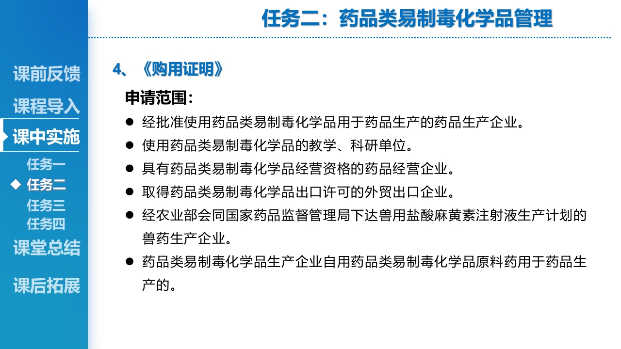 其他特殊管理药品