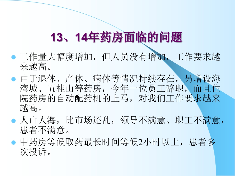 提高门诊药品调配效率