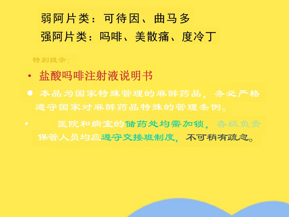 麻醉药品和精神药品管理办法(共79张PPT)