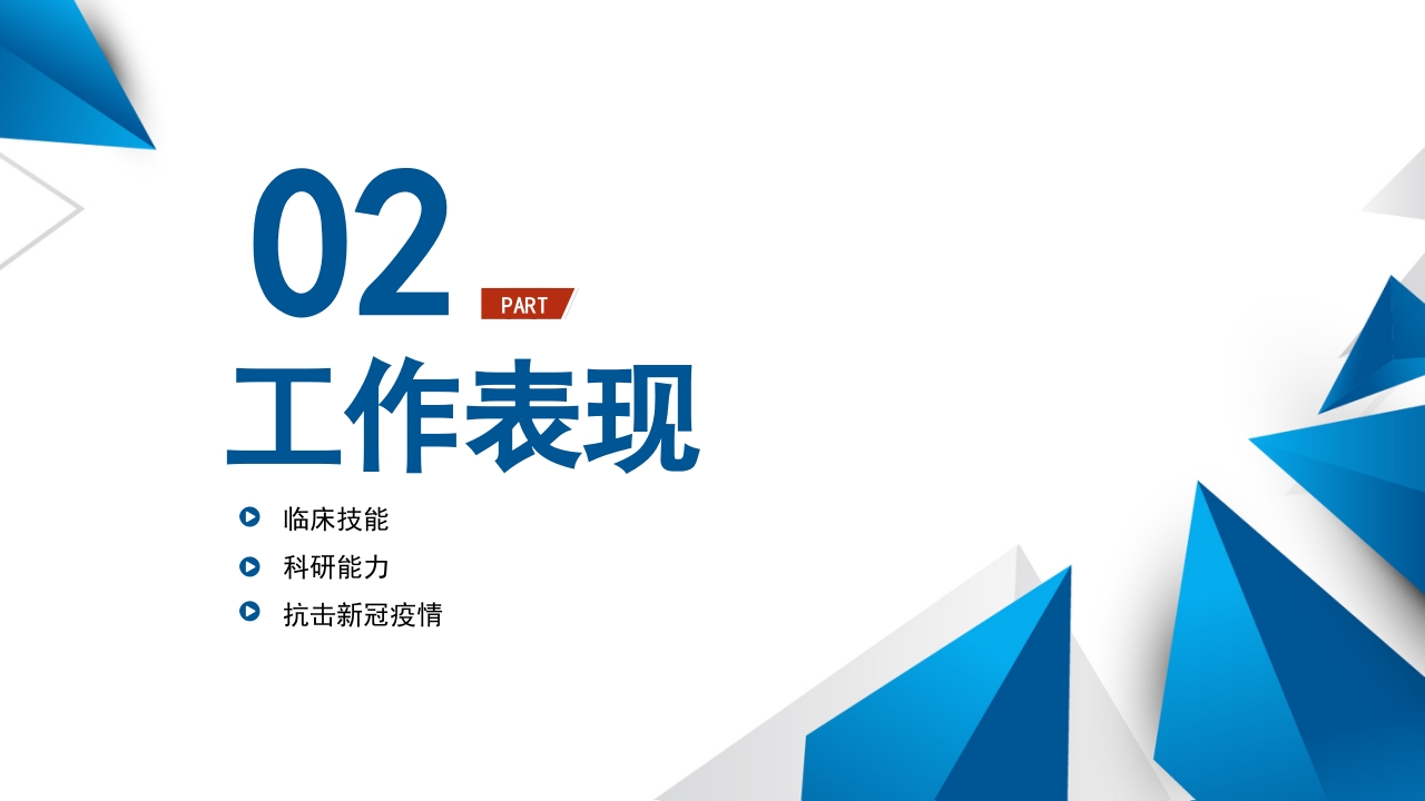 口腔内科副高职称晋升述职答辩PPT