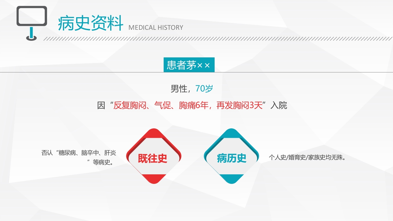 医院医疗病例演讲比赛PPT