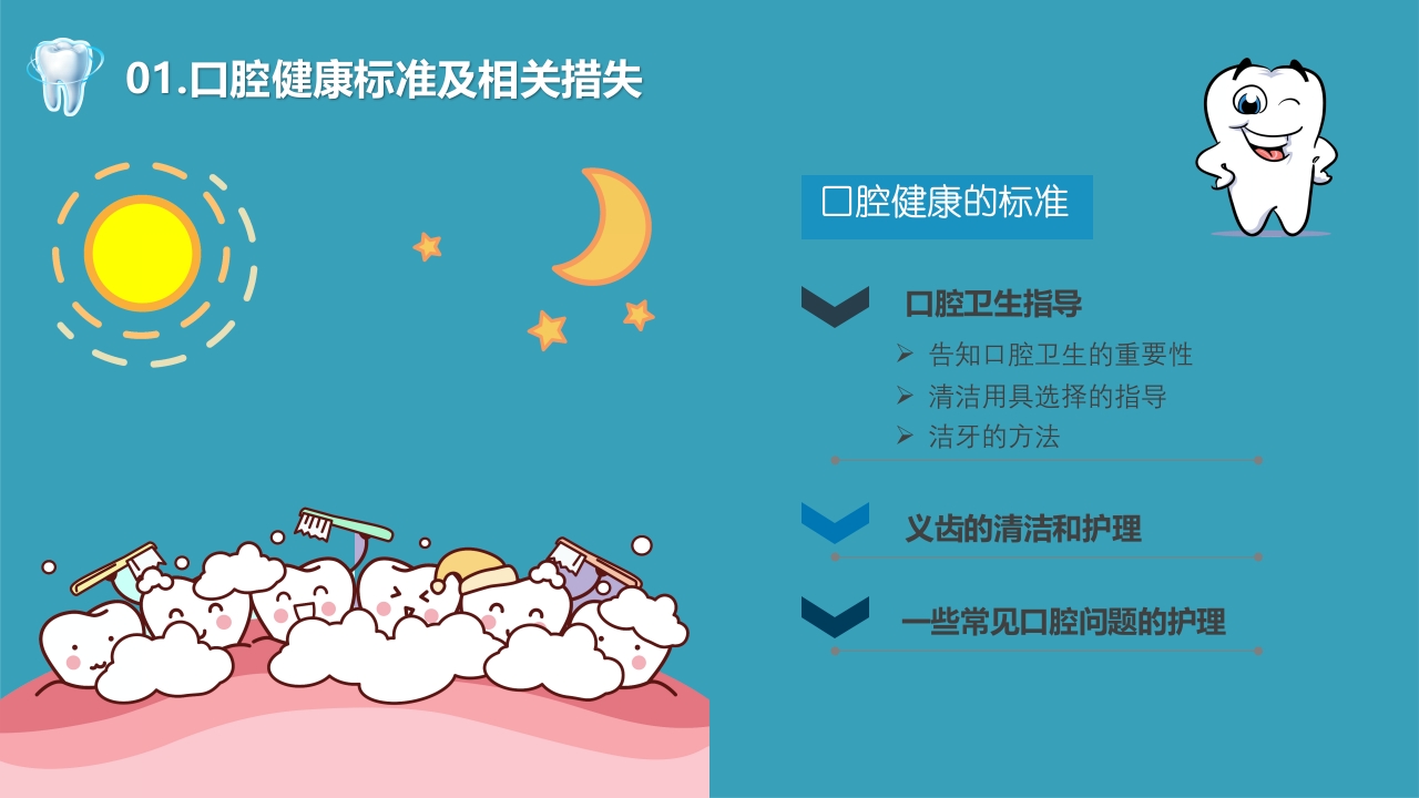 口腔护理卡通