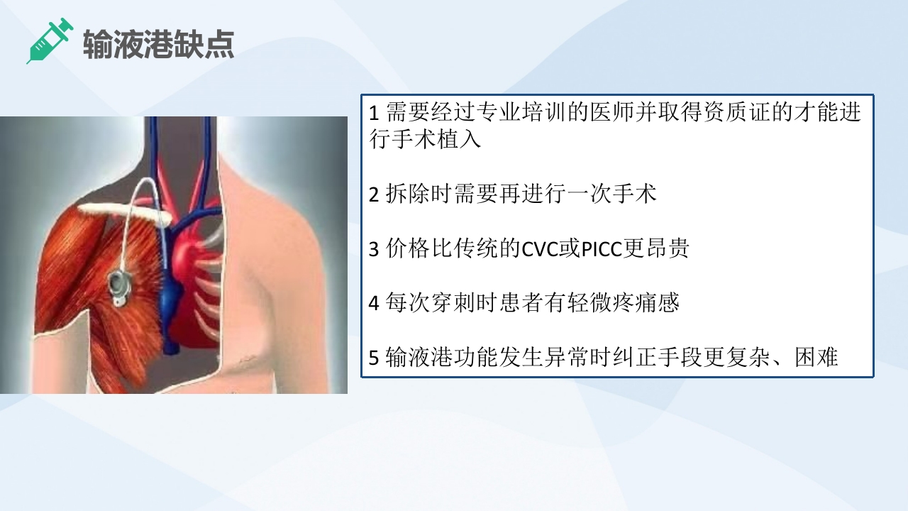植入式静脉输液港的并发症及护理