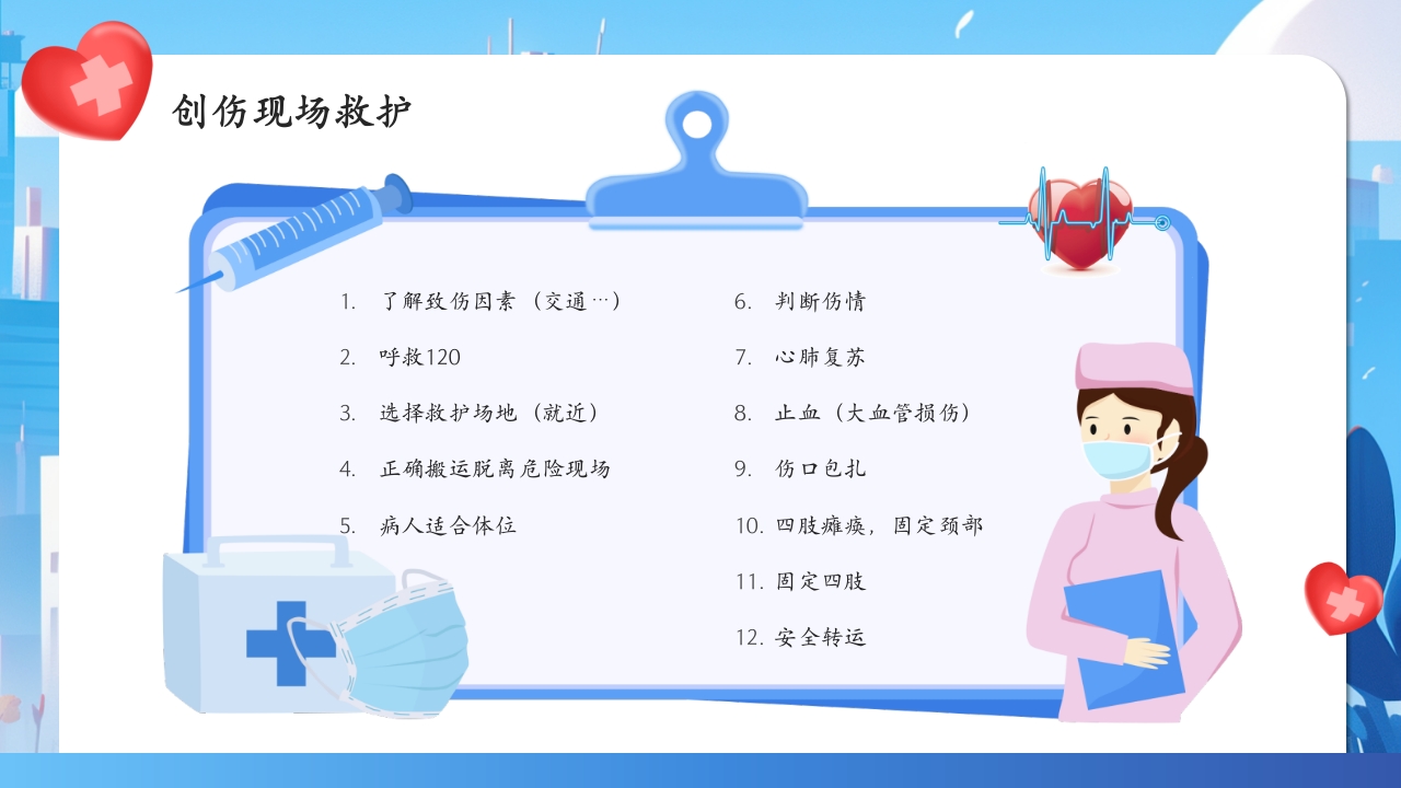 创伤急救知识培训课件