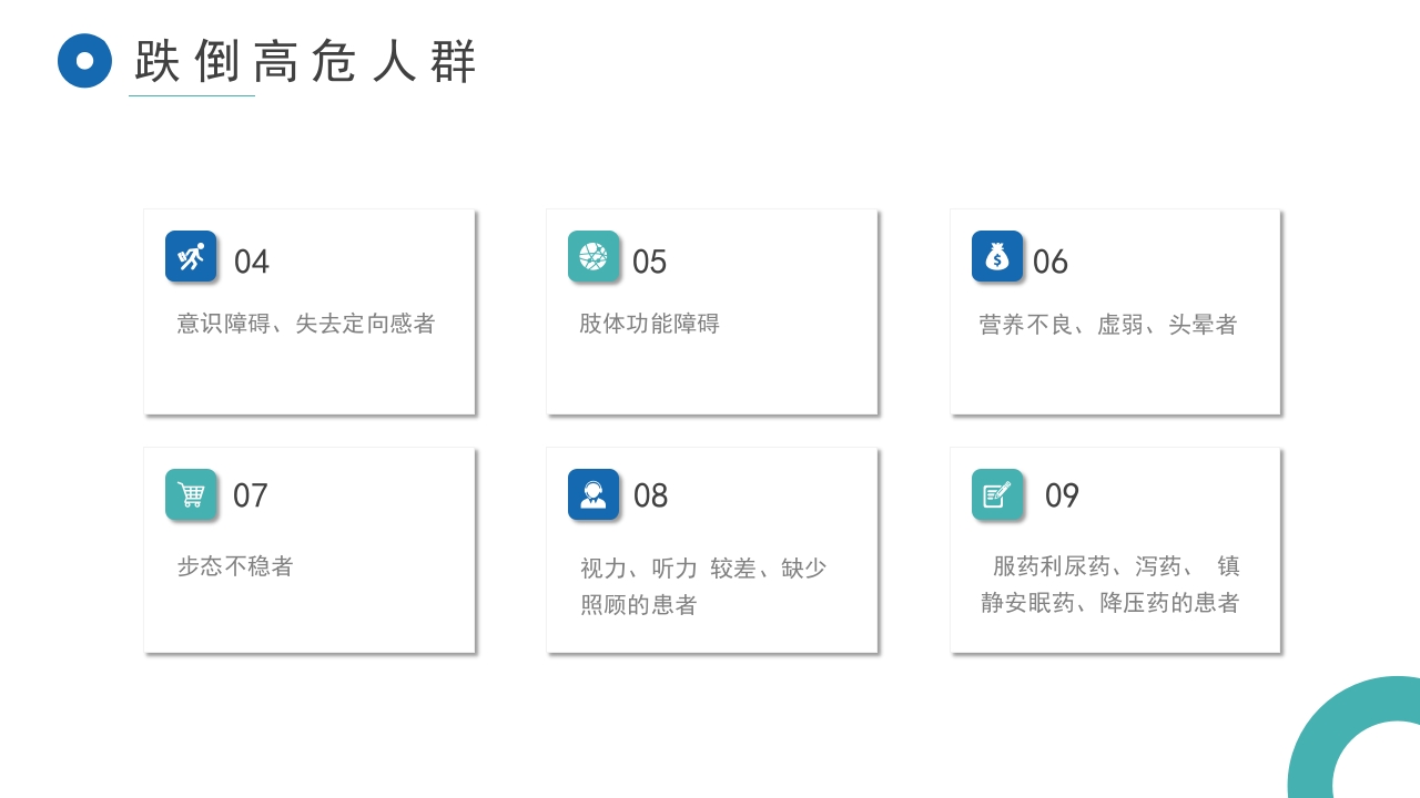 护理跌倒坠床健康宣教