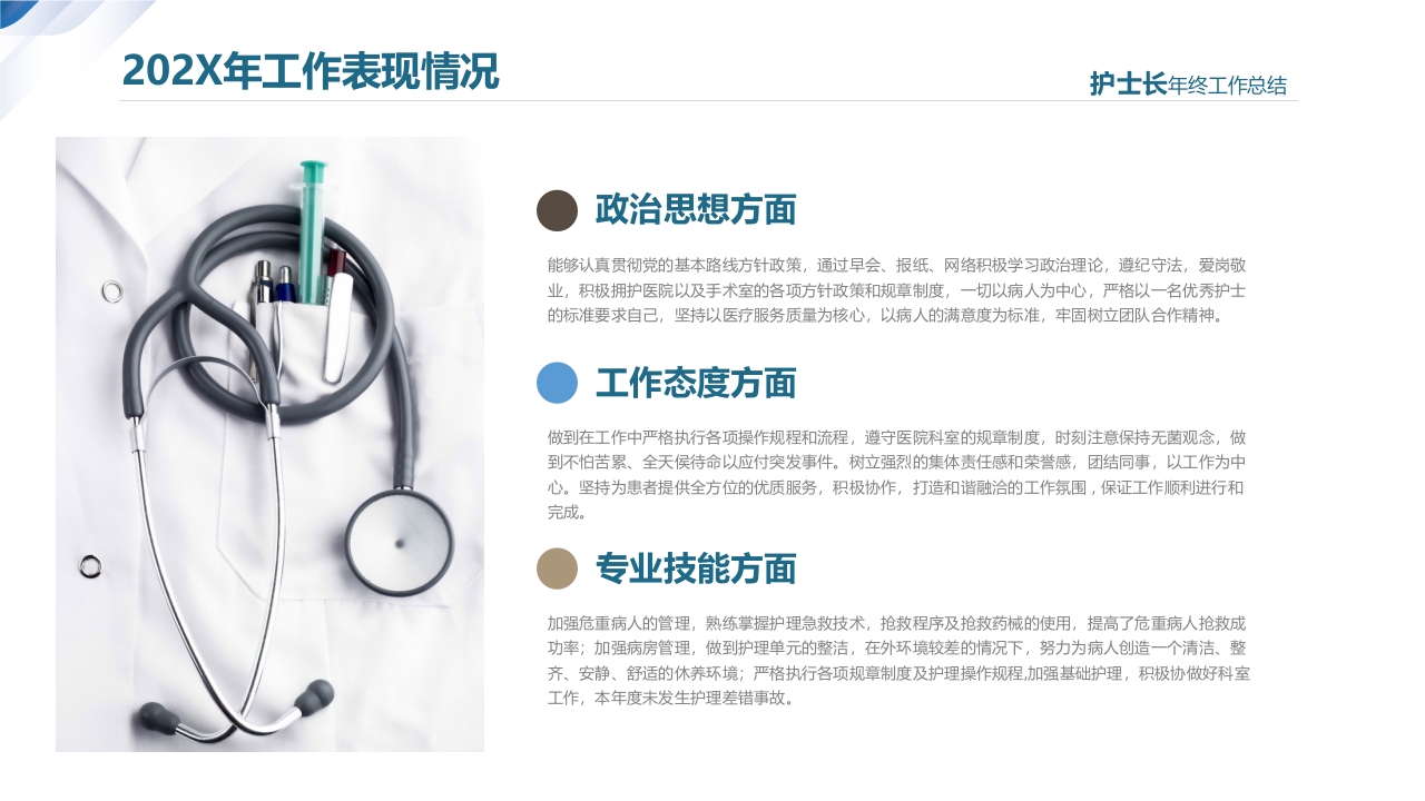 【精】医生护士总结述职